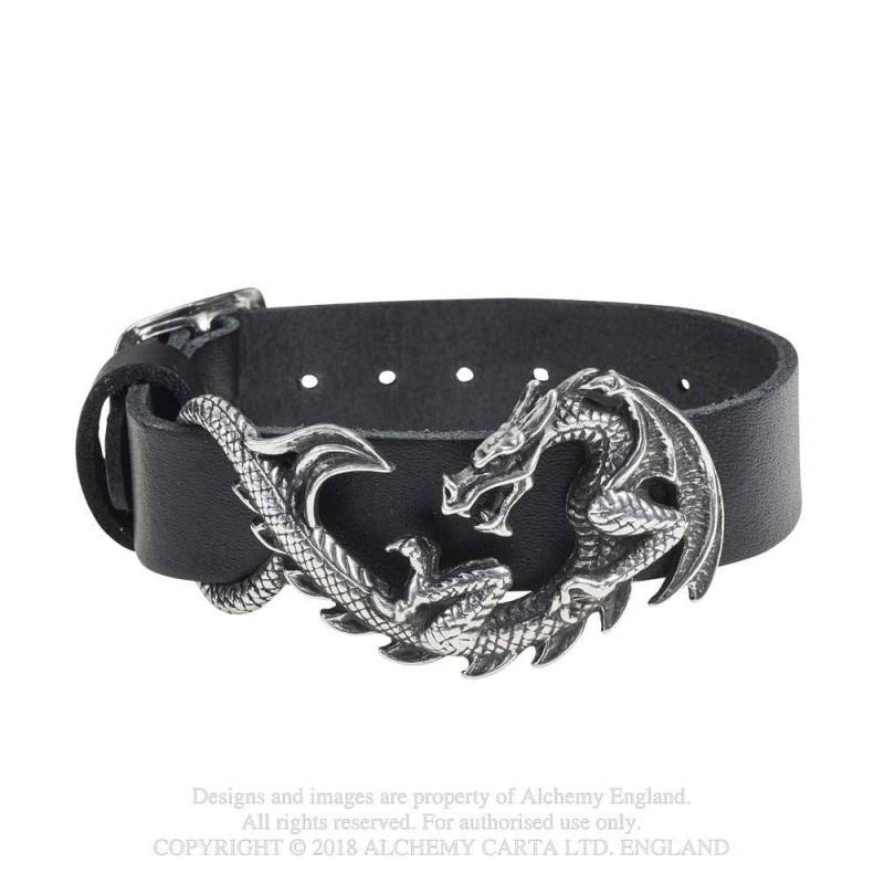 Maelstrom (A123) ~ Leather Wriststraps | Alchemy England