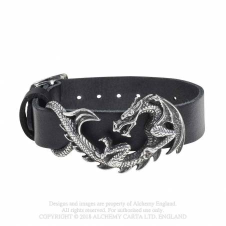 Maelstrom (A123) ~ Leather Wriststraps | Alchemy England