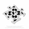 Black Skull Cherries (CJ4) ~ Jigsaw Coasters | Alchemy England