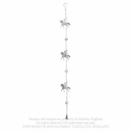 Crystal Fairy Unicorn Hanging Decoration (HD4) ~ Hanging Decorations | Alchemy England
