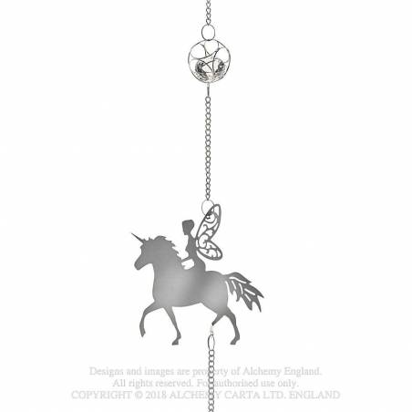 Crystal Fairy Unicorn Hanging Decoration (HD4) ~ Hanging Decorations | Alchemy England