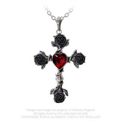 Black Rosifix (P758) ~ Necklaces | Alchemy England