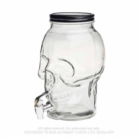 Skull Drinks Dispenser (SA12) ~ Drinking Jar | Alchemy England