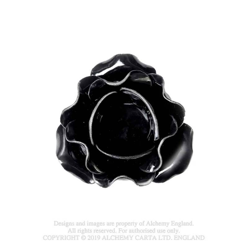 Black Rose Candle Holder/ Pot (pillar) (SCR3) ~ Candle Holders & Tea ...