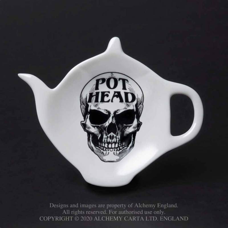 Pot Head: Tea Spoon Holder/Rest