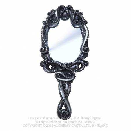 Kraken Hand Mirror (V75) ~ Mirrors | Alchemy England