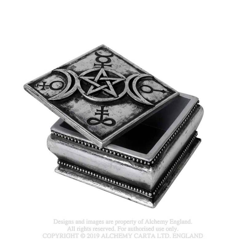 Triple Moon Spell Box (V92) ~ Caskets & Boxes | Alchemy England