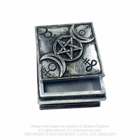 Triple Moon Spell Box (V92) ~ Caskets & Boxes | Alchemy England