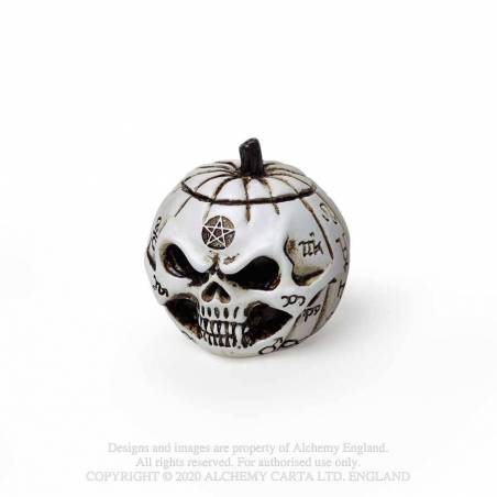 Pumpkin Skull: Miniature (VM10) ~ Ornaments | Alchemy England