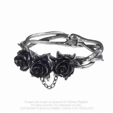 Wild Black Rose (A125) ~ Bangles | Alchemy England