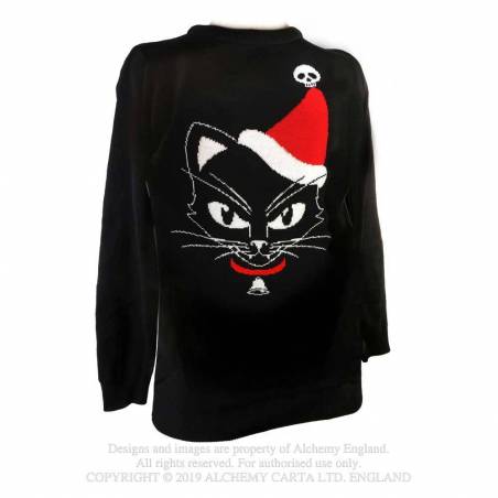 Black Cat Christmas Jumper