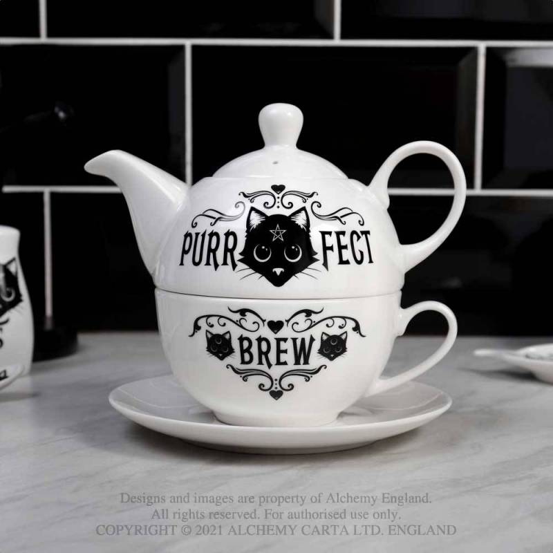 Purrfect Brew: Tea for One