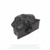 Sacred Cat Trinket Box (Black) (V78B) ~ Caskets & Boxes | Alchemy England