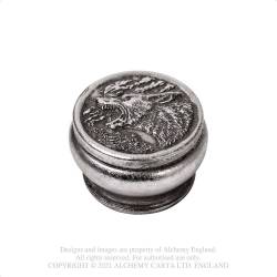 Hour of the Wolf Box - Antique Silver (V103) ~ Caskets & Boxes | Alchemy England