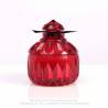 Vintage Scented Candle Jar - Blood Rose (Round) (SCJ9) ~ Candle Holders & Tea Lights | Alchemy England