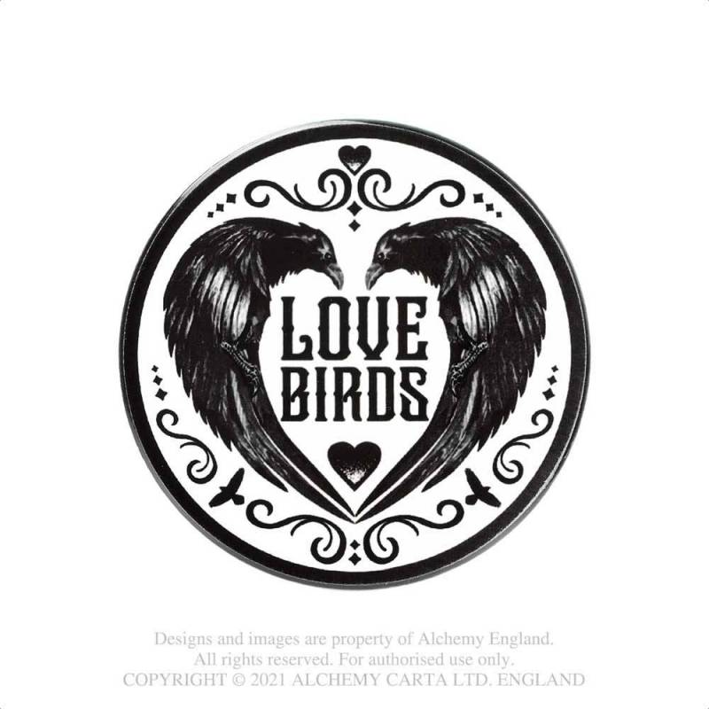 Love Birds (CC19) ~ Individual Coasters | Alchemy England