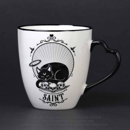 Saint & Sinner Double Sided Couple Mug Set