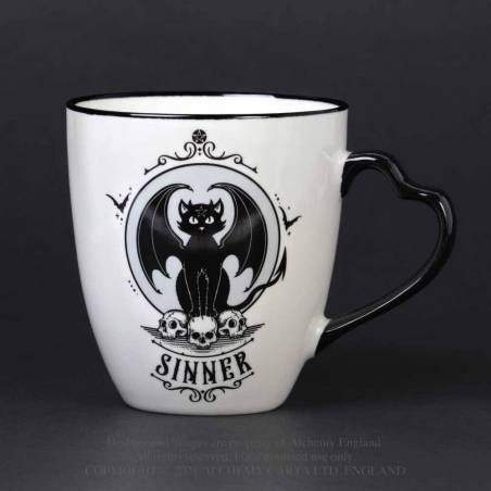 Saint & Sinner Double Sided Couple Mug Set