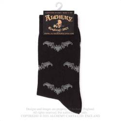 Gothic Bat Socks (SOX003) ~ Socks | Alchemy England