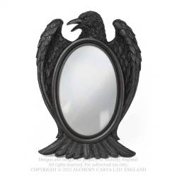 Black Raven Mirror (V105) ~ Mirrors | Alchemy England