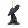 Poe's Raven Candle Stick (V109) ~ Candle Holders & Tea Lights | Alchemy England