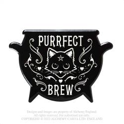 Purrfect Brew (CC29) ~ Individual Coasters | Alchemy England