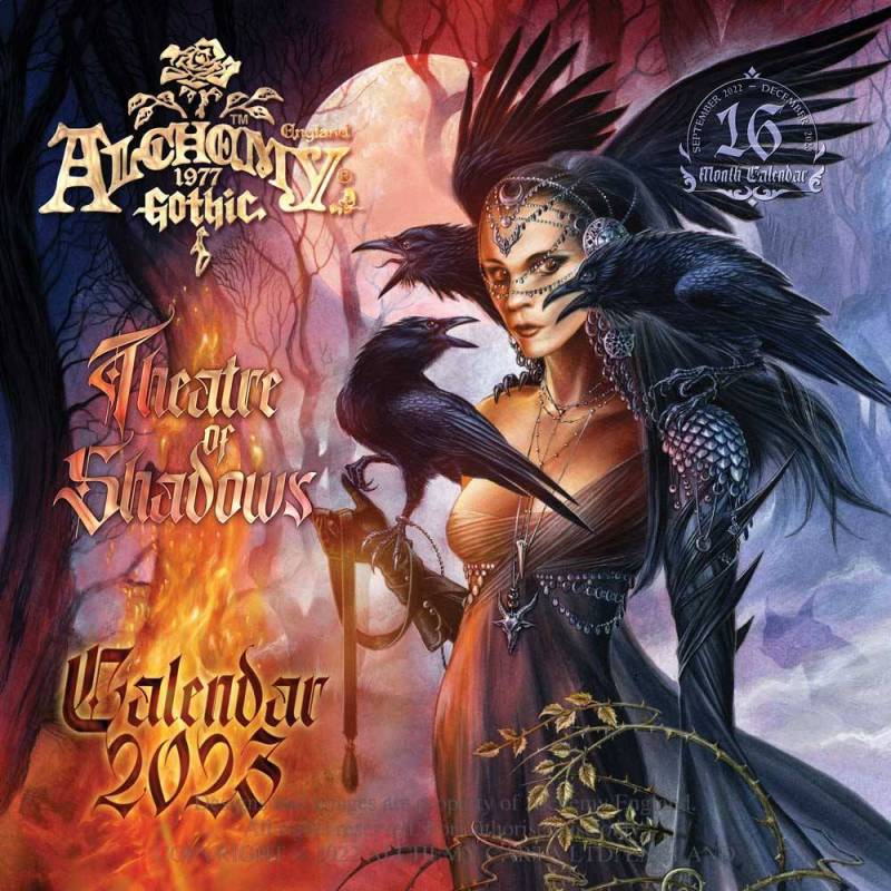 Alchemy Gothic Theatre Of Shadows 2023 Wall Calendar CAL23 Calendars Alchemy England Alchemy Gothic Theatre Of Shadows 2023 Wall Calendar CAL23 Calendars Alchemy England