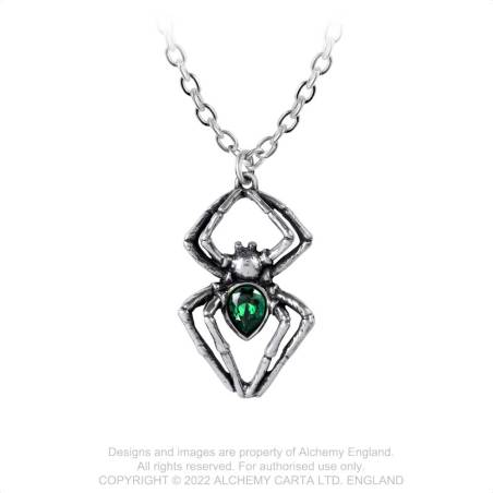 Emerald Spiderling (P904) ~ Pendants | Alchemy England