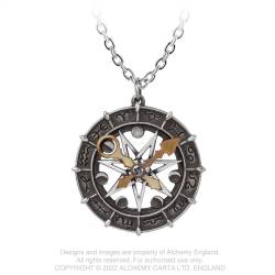 Astro-lunial Compass (P935) ~ Pendants | Alchemy England