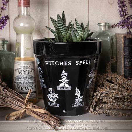 Witches Spell Garden Plant Pot