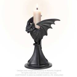 Vespertilio (Bat Candlestick) (V114) ~ Candle Holders & Tea Lights | Alchemy England
