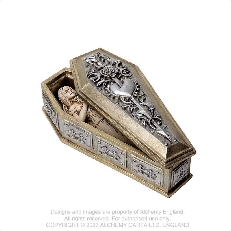 Bride of the Dark Kiss Casket & Figure (V118) ~ Caskets & Boxes | Alchemy England