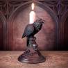 Poe's Raven Candle Stick (V109) ~ Candle Holders & Tea Lights | Alchemy England