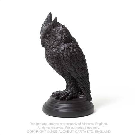 Owl of Astrontiel (Owl Candlestick) (V116) ~ Candle Holders & Tea Lights | Alchemy England