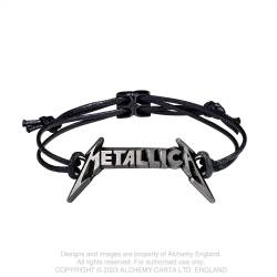 Metallica Classic Logo (HRWL456) ~ Leather Wriststraps | Alchemy England