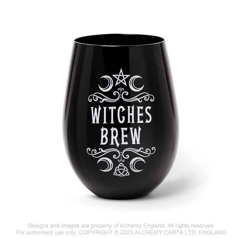 Witches Brew (SG3) ~ Wine Glasses | Alchemy England