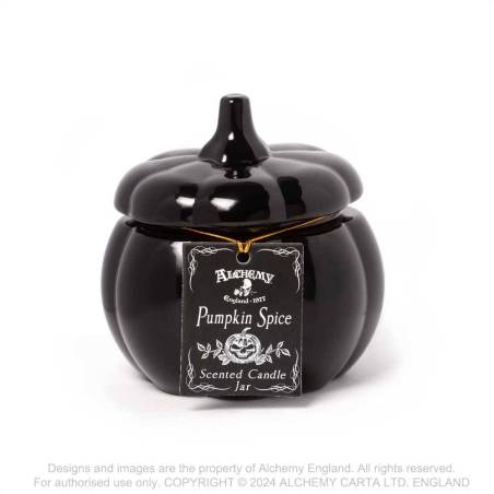 Pumpkin Spice Candle (Small) (SCJ12) ~ Candle Holders & Tea Lights | Alchemy England