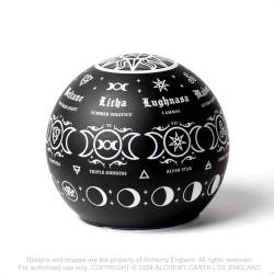 Pagan Calendar Globe Light (LED3) ~ LED Lighting | Alchemy England