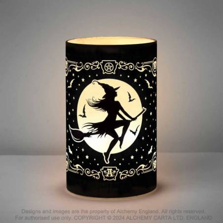 Witch by Moonlight Lantern (LED5) ~ LED Lighting | Alchemy England