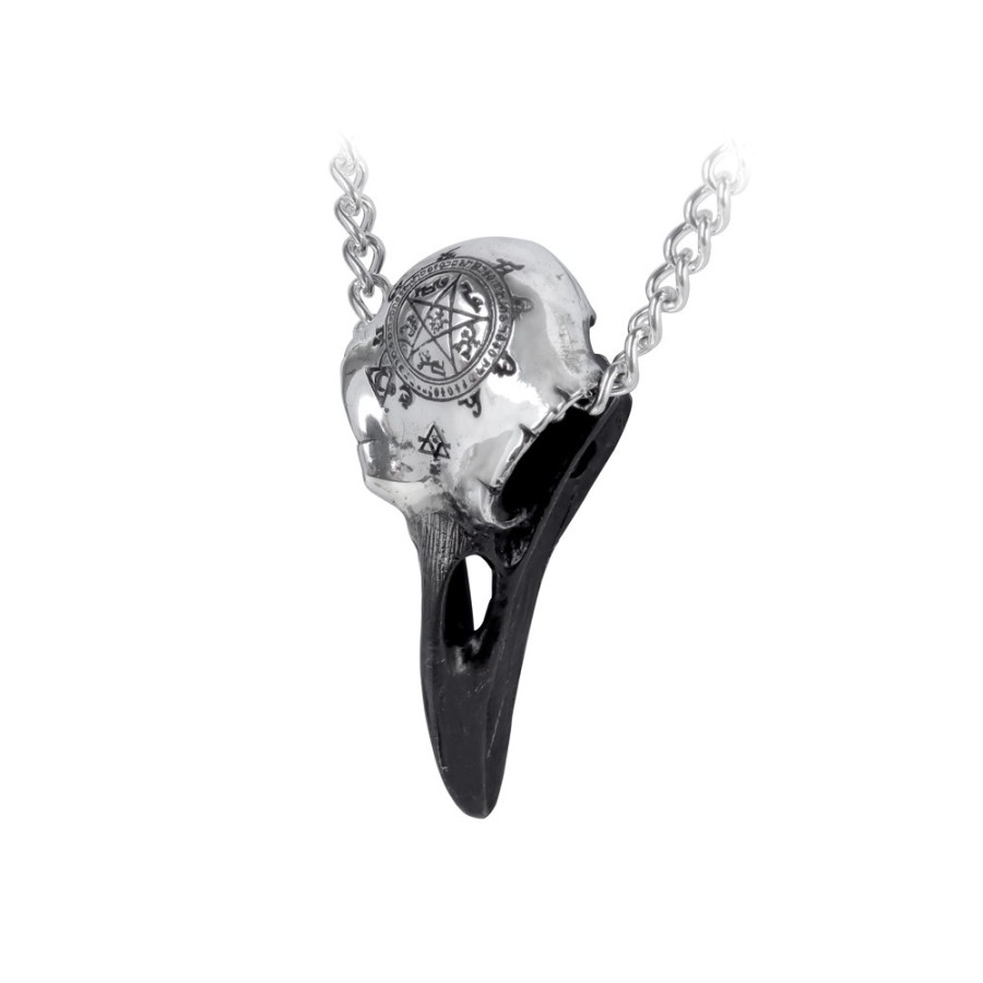 Alchemy Gothic - Gothic Halsketting - Volvan Raven Skull