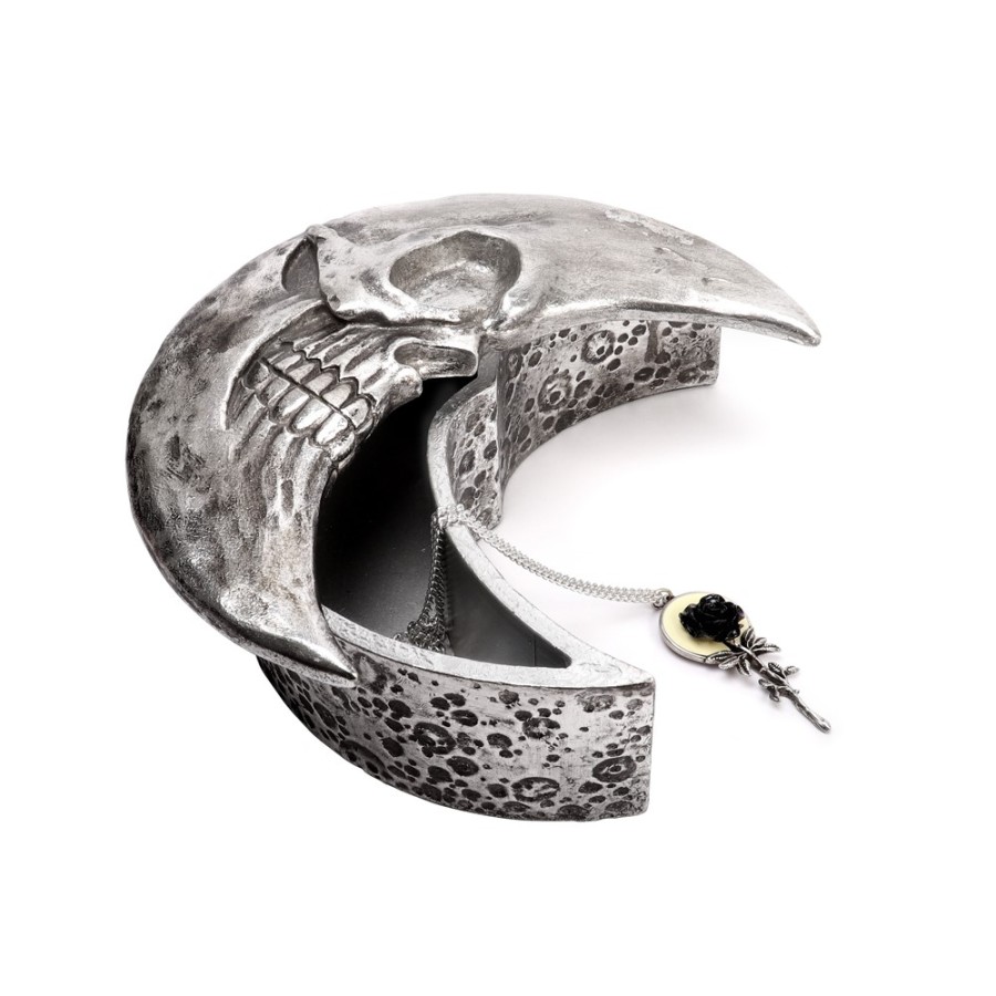 yokingMONCLER ALCHEMY 価格:126,500円 Skull Moon Box - Silver (V104S) ~ Caskets & Boxes | Alchemy England