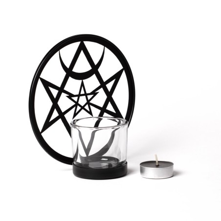 Unicursal Hex (TLH2) ~ Candle Holders & Tea Lights | Alchemy England