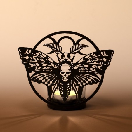 Death's Head Moth (TLH4) ~ Candle Holders & Tea Lights | Alchemy England
