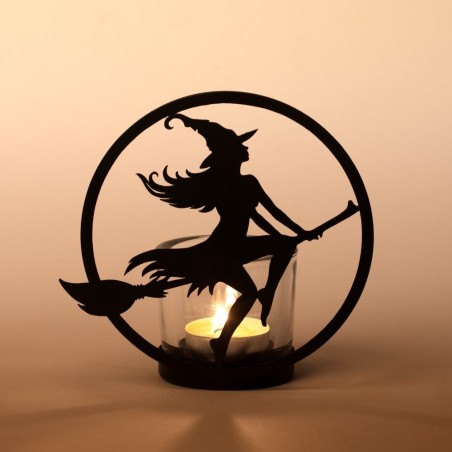 Witch by Moonlight (TLH5) ~ Candle Holders & Tea Lights | Alchemy England
