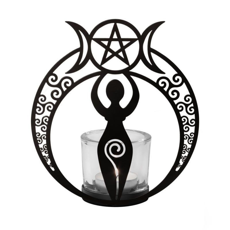 Danu Goddess (TLH6) ~ Candle Holders & Tea Lights | Alchemy England