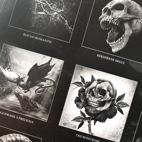 Alchemy Gothic 'Neverworld' Black & White 2026 Wall Calendar (CAL26BW) ~ Calendars | Alchemy England