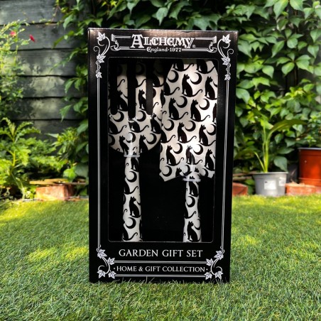 Midnight Garden Cat - Garden Gift Set (GGS2) ~ Garden Gift Set | Alchemy England