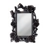 Rose & Vine Mirror (6x4") Black (SA24) ~ Photo Frame | Alchemy England
