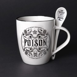 Poison: Mug & Spoon Set (ALMUG26) ~ Mugs | Alchemy England
