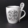 Poison: Mug & Spoon Set (ALMUG26) ~ Mugs | Alchemy England